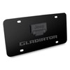 iPick Image for Jeep Gladiator 3D Dark Gray Logo on
