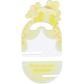 Tees Factory Sanrio Characters Acrylic Can Badge Stand Pompompurin [Stand] Approx. H 3.8 x W 2.8 x D 0.1 inches (98 x 70 x 3 mm), [Base] Approx. H 1.6 x W 2.8 x D 0.1 inches (40 x 70 x 3 mm)