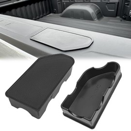 Bed Rail Stake Pocket Covers/Stake Pocket Covers for GMC Sierra 1500/Chevy Silverado 1500 2019-2023 2024 & Silverado/Sierra 2500/3500HD 2020-2024 Hole Plugs Stake Pocket Caps Cover(Set of 2)