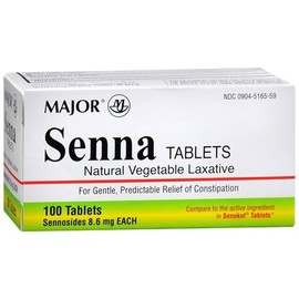 Senna Laxative 100 Tablets (Compare to Senokot? Tablets)