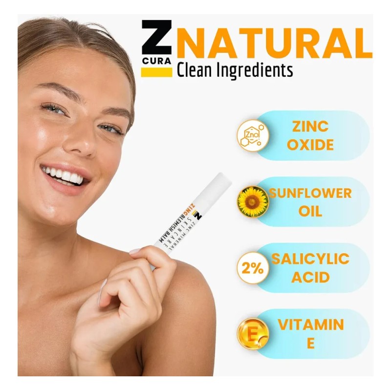 Bálsamo Para Imperfecciones Con Zinc Tratamiento Acné 2g