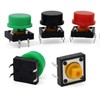 RUNCCI-YUN Mini Momentary Push Button Switch，80 Pcs Tactile Switch Buttons12x12x7.3mm