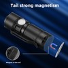 800LM Mini Flashlight Small Pocket EDC Light USB Rechargeable Keychain