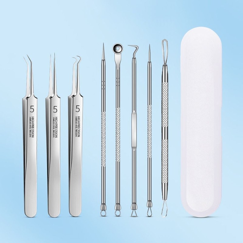 Mimi Shop U01 Skin blackhead 8-piece set tool extrusion mno454