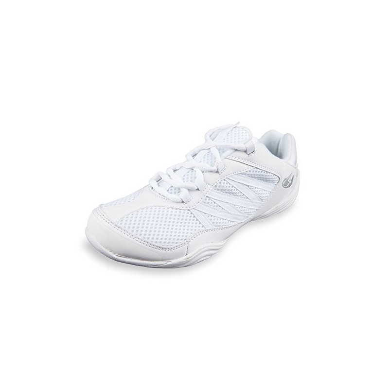 Eight Count Stunt Cheer Shoe (6.5) White/Metallic Silver