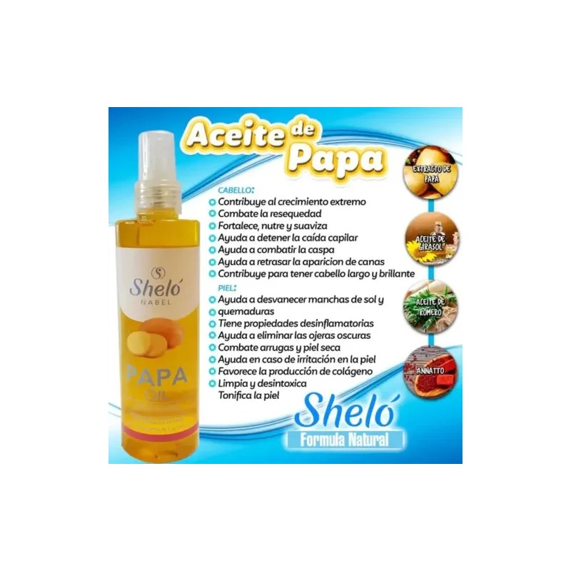 Roll On Desodorante Unisex Con Aroma+aceite De Papa Shelo Na