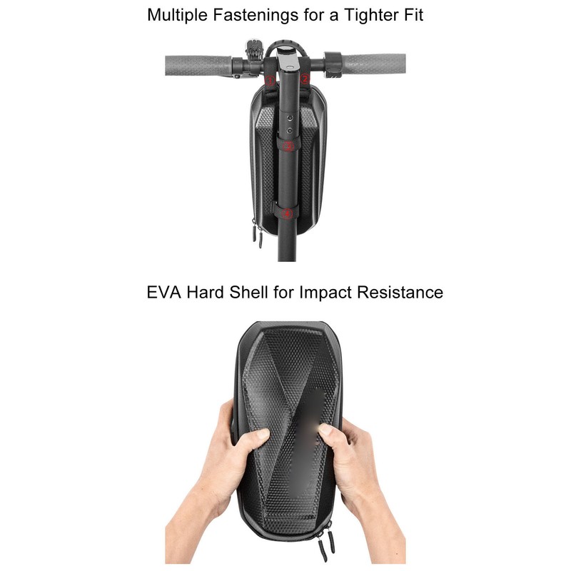 Universal Electric Scooter Bag EVA Handlebar Waterproof Front Bag for