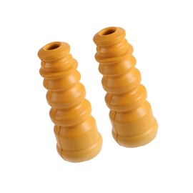 RATCHROLL 2pcs 5.7 Inch Rear Suspension Bump Stop Strut Bumper Bump Stop for Volkswagen Jetta 2002-2005 1J0512131 Rubber Orange Replacement Car Parts