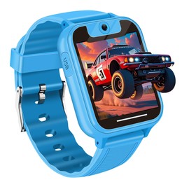 Kids Smart Game Watch with Built-in Classic Games,Toilet Training,Pedometer,Flashlight,Alarm Clock,Camera,Music Player,Touch Screen,time Display,Video Recording,Toys for 3-15 Year olds