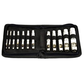 Heavy-Duty 12-Piece Hollow Punch Set with Zipper Pouch