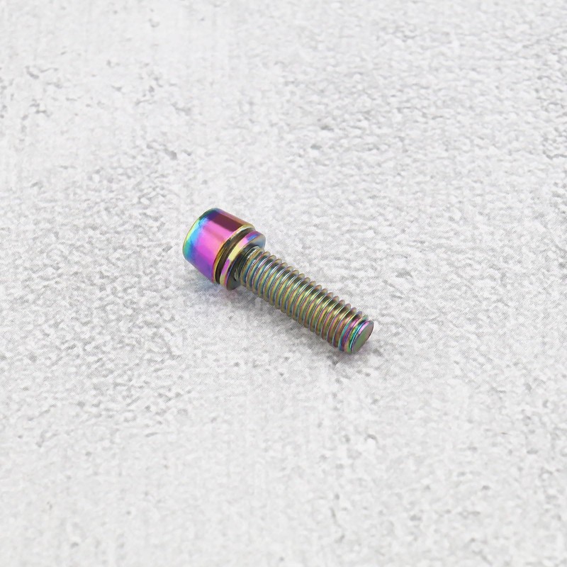 SING F LTD 12PCS Bike Stem Bolts M5x17mm Titanium Alloy