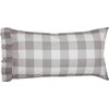 Madison Check Gray King Size Pillow Cases, Set of 2,