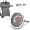 Atyhao Medidor de Temperatura del Termómetro de Barbacoa de Acero
