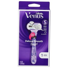 Gillette Venus Deluxe Smooth Swirl 5 Blade Razors 1 Cartridge