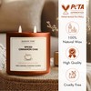 Majestic Pure Pumpkin Cinnamon Scented Candle with Upto 45+ Hrs