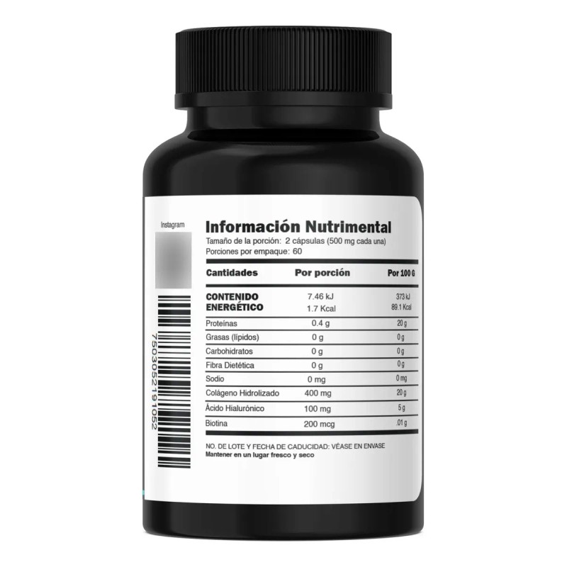 Vital Collagen Men Nutripass Colágeno 120 Cápsulas