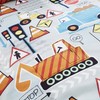Happy Linen Company Kids Boys Big Digger Trucks Grey Single