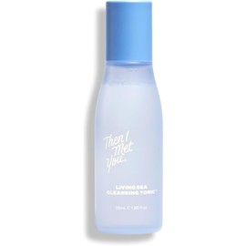 Then I Met You Living Sea Cleansing Tonic, Face Toner & Makeup Remover Micellar Water, Papaya Enzymes & Licorice Root, with Deep Sea Water, Vegan & Clean Korean Skincare (Travel Size)