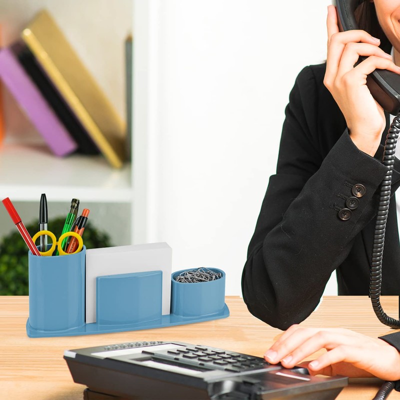 Acrimet Millennium Desktop Organizer Holder for Pen, Pencil, Clip, Paper