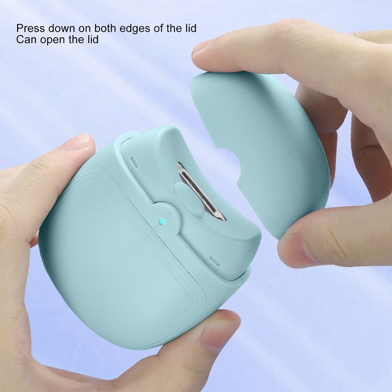 Electric Nail Clipper Safety Alloy Cutter Automatic Fast Trimming Fingernail