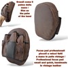Curved Mini Focus Pad Leather Vintage Retro Style Mitt Muay