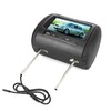 Adjustable Black Headrest Display 7-Inch Universal Control Headrest Video Player
