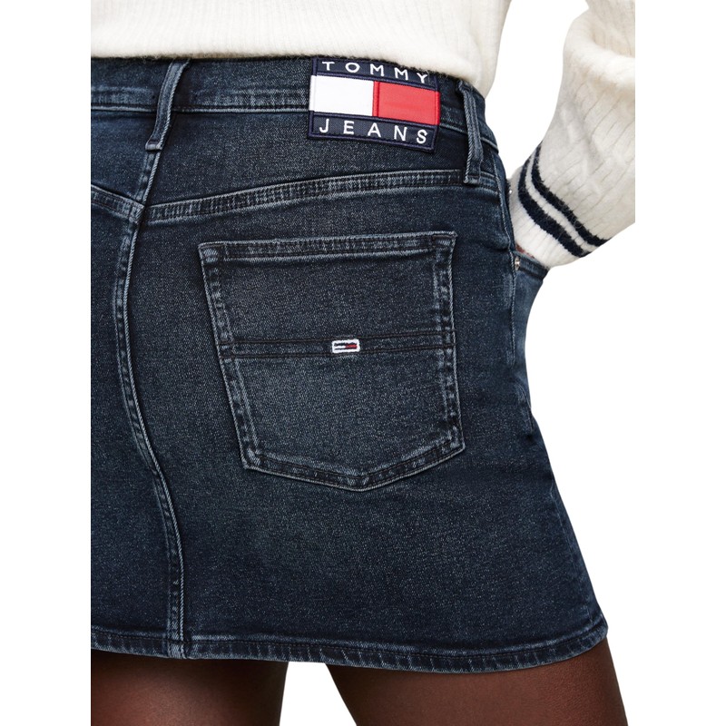 Tommy Jeans Izzie Women's Denim Skirt Short, denim