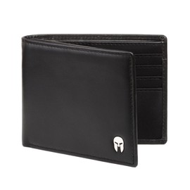 SPARTANO Mens RFID Blocking Wallet with Coin Pocket Wallet with 11 Credit Card Pocket and 2 Bills, No wallet, Classic