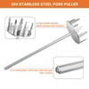 onlyfire 4 Inch Pork Puller, Upgraded Ultra-Sharp Stainless Steel Meat