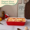 RUYOLIKS Baking Dish for Oven Ceramic Lasagna Pan 9×12.8 Inch