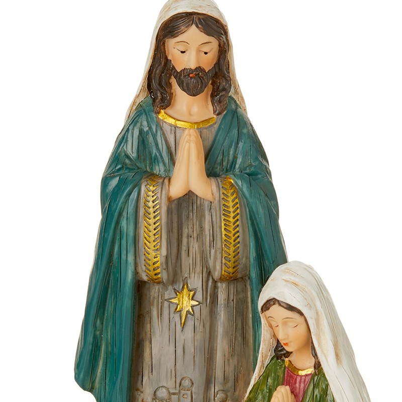 Widdle Gifts Nativity Scene Joseph Mary and Jesus Ornament 25cm