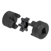 uxcell 3/4" to 7/8" L075 Flexible 3-Piece L-Jaw Coupling Coupler