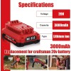 For CRAFTSMAN 2x 20V For Craftsman V20 20Volt MAX 3.0Ah