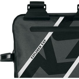 SKS GERMANY Explorer EXP. Framebag Waterproof Bikepacking Frame Bag (Bicycle Accessories with Extra Compartment for Mini Tool and Mini Pump, Reflective Elements, Individual Attachment Possible)