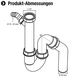 Cornat odour traps for pipes on washbasin and sinks various sizes / styles