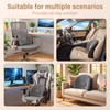 TIMBERHIDE Lumbar Support Pillow for Car, Built in Vibration Massage,