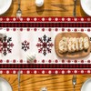 ASANMEYO Linen Red Christmas Table Runner 72 Inches Long Seasonal