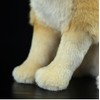 lilizzhoumax Simulation Broad-eared fox Plush Toy 26cm Cute Realistic Stuffed