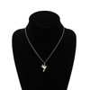 Collar con Dije de Colibrí en Plata Solida 925 y