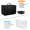 ENGPOW Fireproof Photo Storage Box 5" x 7" Photo Case(Clear),16