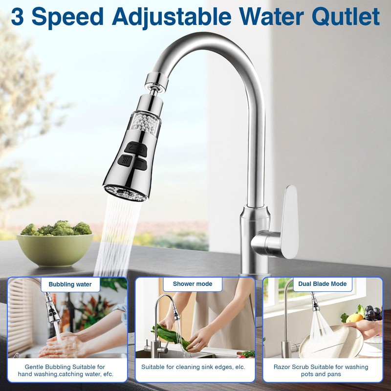 Sink Water Filter Faucet - 360° Rotating Faucet Filter Set