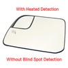 Left Driver Side Mirror Glass Heated Without Blind Spot Detection
