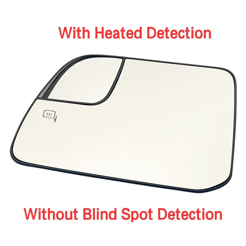 Left Driver Side Mirror Glass Heated Without Blind Spot Detection