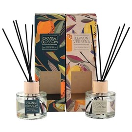 Citrus Lemon Orange Reed Diffusers 100ml - In Gift Box - Set of 2