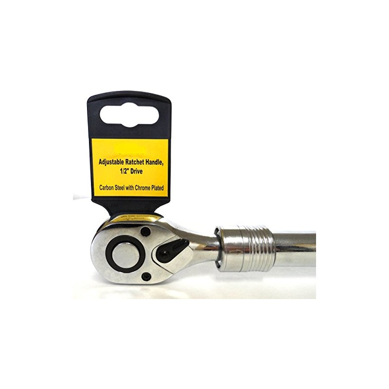 Adjustable Ratchet Handle 1/2" Drive Quick Release Wrench