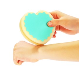 Esponja de depilación de 1 pieza, almohadillas de depilación sin dolor para cuerpo de brazo de pierna de cara, herramienta de eliminación de vello de exfoliación de esponja para mujer(#1)