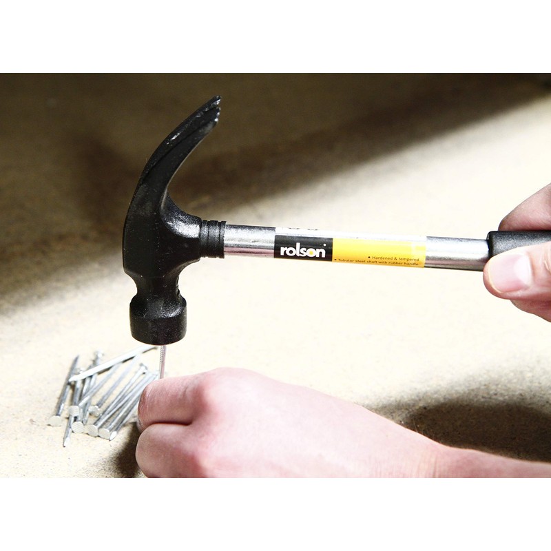 Rolson 10334 8 oz Tubular Steel Claw Hammer