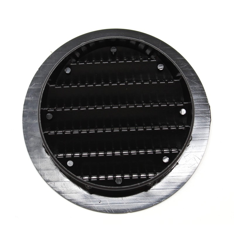 3" Round Plastic Louver Soffit Air Vent Reptile Screen Grille