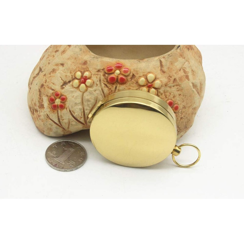 VKI® Compass, Pocket Compass, Waterproof Brass Compass, Glow in the