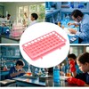 BIGLEE Plastic Test Tube Holder Rack with Silicone Pad for